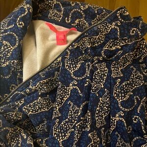 Lilly Pulitzer Navy Leopard Jacket and matching leggings